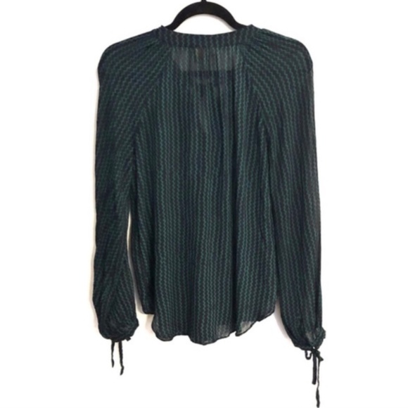 Anthropologie Maeve Tie Front Blouse - Picture 7 of 7